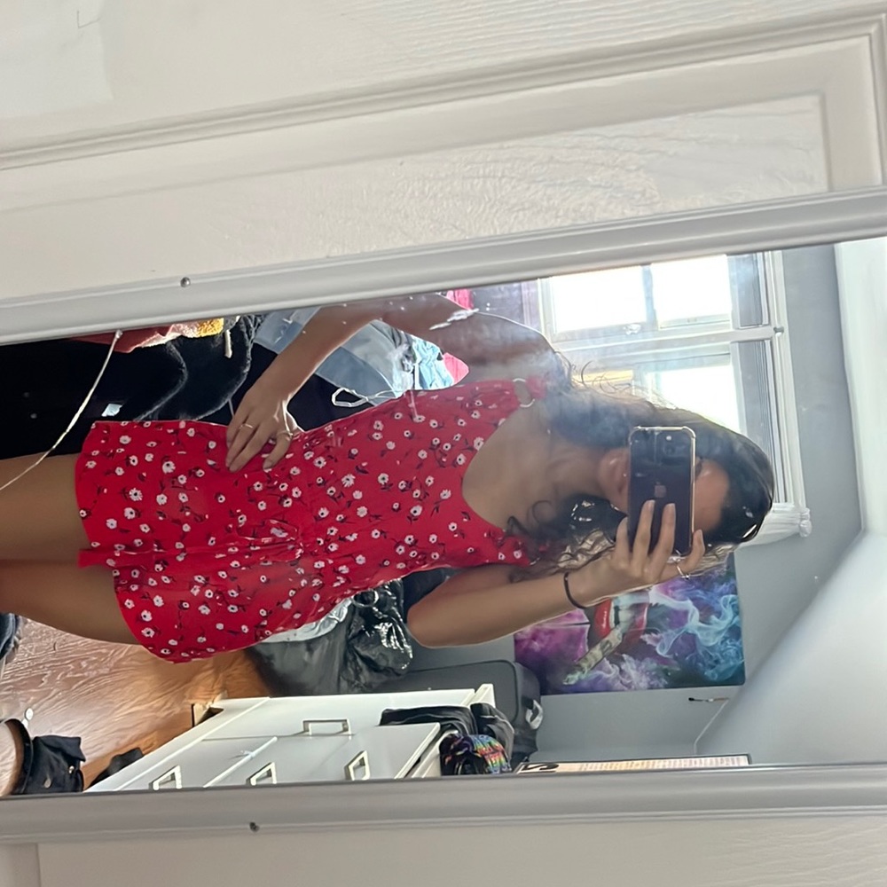 Derek Heart Floral Romper